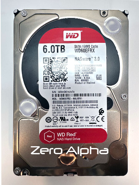 western digital nas hard drive WD60EFRX 68L0BN1 data recovery