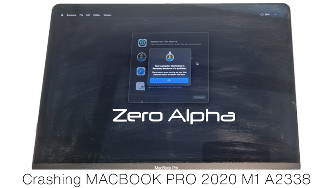 Endless loading screen on MacBook Pro A2338 - Data Recovery