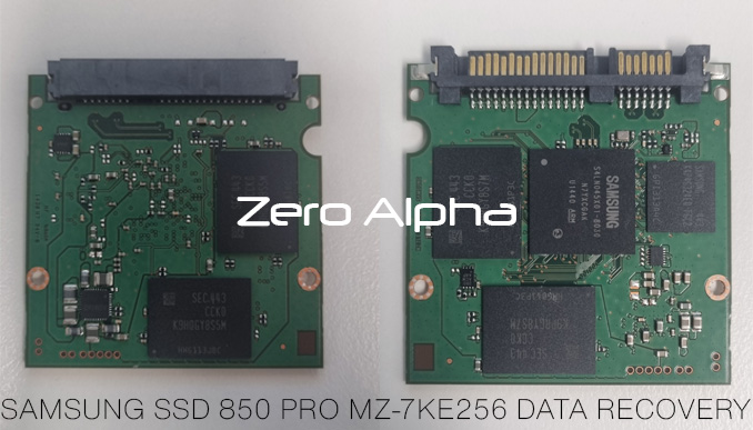 SAMSUNG SSD 850 PRO MZ-7KE256 DATA RECOVERY